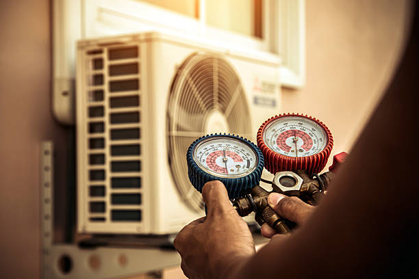 Professional Hvac technician working in Goshen, NJ